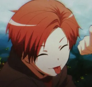 😋 Karma Akabane Assassination Classroom Аниме, Парень, Карма Акабане, Класс убийц, Высунутый язык, Смешной telegram sticker