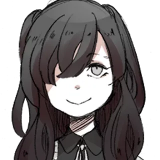 🙂 Anime, Manga, Mädchen, Porträt whatsapp sticker