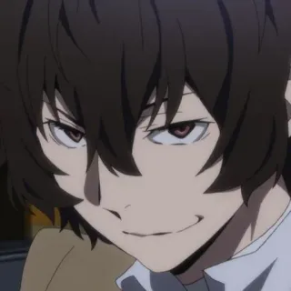 🥂 Dazai Osamu Bungo Stray Dogs Anime, Personagem, Dazai Osamu, Bungo Stray Dogs telegram sticker