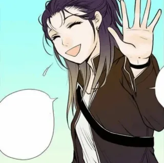 🍙 femme, personne, salut, souriant, joyeux telegram sticker
