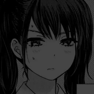 🖇 anime, manga, cartoon, girl, portrait telegram sticker