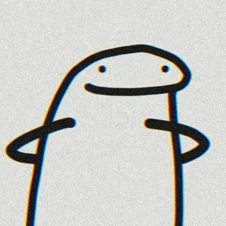 😐 boneco palito, desenho animado, minimalista, desenho telegram sticker