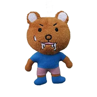 🤤 peluche, jouet, ours, animal en peluche, animal telegram sticker