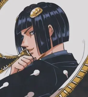 ❔ Bruno Bucciarati JoJo's Bizarre Adventure Anime, Manga, Jojo, Bruno Bucciarati, Charakter telegram sticker