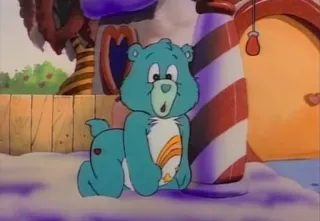 😲 Bedtime Bear Care Bears Care Bears, Cartoon, Bär, Animation, Freundlich, Süss whatsapp sticker