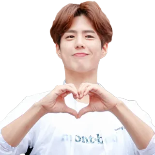❤️ coeur, amour, kpop, acteur, homme, personne telegram sticker