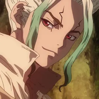 🌏 Senku Ishigami Dr. Stone anime, character, dr stone, senku telegram sticker