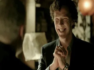 😁 Sherlock Holmes Sherlock sherlock, sherlock holmes, benedict cumberbatch, smirk, tv show, bbc, detective telegram sticker
