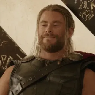 ⚡️ Thor Thor, Chris Hemsworth, Marvel, Superheld, Donnergott telegram sticker
