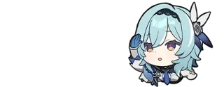 🌟 Eula Genshin Impact Eula, Genshin Impact, Anime, Personagem, Adesivo telegram sticker