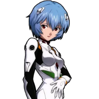 😥 Rei Ayanami Neon Genesis Evangelion Anime, Manga, Rei Ayanami, Neon Genesis Evangelion, Eva telegram sticker
