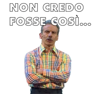 🤔 NON CREDO
FOSSE COSI... italien, citation, doute, question, pensée, personne, surprise whatsapp sticker