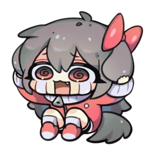 🎀 Kartun, Anime, Lucu, Stiker, Chibi, Gadis, Kawaii whatsapp sticker