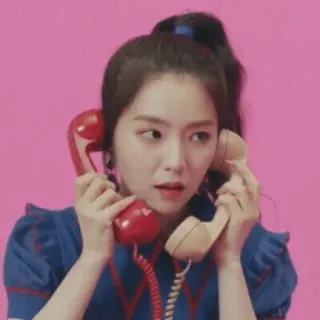 🤙 Irene Irene, K-Pop, Sängerin, Red Velvet, Telefon, Anruf telegram sticker