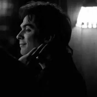 ▪️ Damon Salvatore The Vampire Diaries wampir, serial TV, Ian Somerhalder, Damon telegram sticker
