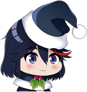🙂 Ryuko Matoi Kill la Kill Anime, Słodkie, Boże Narodzenie, Ryuko, Kill la Kill, Matoi telegram sticker