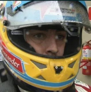 😶 Fernando Alonso fernando alonso, f1, formula 1, piloto, automovilismo telegram sticker