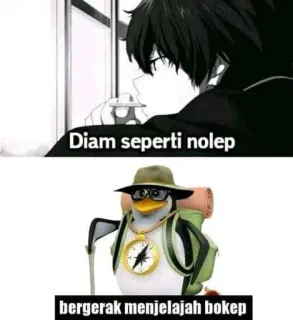 ✨ Diam seperti nolep
bergerak menjelajah bokep Meme, Pinguino, Anime, Testo, Divertente telegram sticker