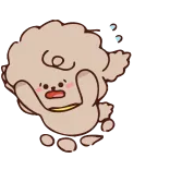 🙀 Dessin animé, Personnage, Kawaii, Signe de la main, Mignon, Peur, Surprise whatsapp sticker