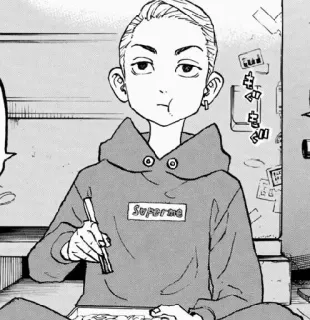 🥵 Supreme Anime, Personnage, Manga, Nourriture, Baguettes, Manger telegram sticker