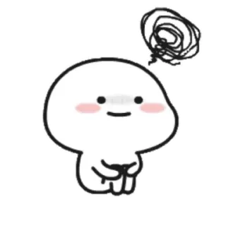 🤯 Desenho animado, Personagem, Expressão, Ansiedade, Preocupado telegram sticker