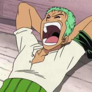 🌽 Roronoa Zoro One Piece anime, one piece, zoro, roronoa zoro, manga, character telegram sticker