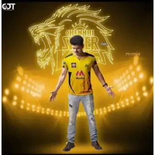 💛 CHENNAI SUPER KINGS Cricket, Sport, Chennai Super Kings, Équipe de cricket indienne, Équipe sportive, Célébrité, IPL whatsapp sticker