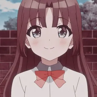 ☺️ Anime, Cô gái, Đồng phục học sinh, Dễ thương, Hoạt hình telegram sticker