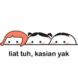 😬 liat tuh, kasian yak süß, Kinder, gucken, Cartoon telegram sticker