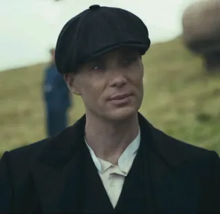 🙂 Thomas Shelby Peaky Blinders man, peaky blinders, thomas shelby, cillian murphy, gangster, hat telegram sticker