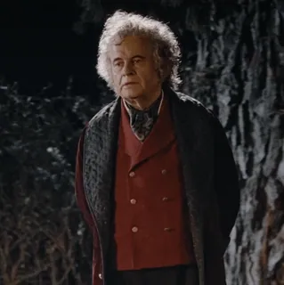 💍 Bilbo Baggins The Hobbit Hobbit, Terra Média, Fantasia, Filme, Bilbo Baggins, Personagem, Cinema whatsapp sticker