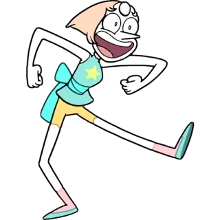 😃 Pearl Steven Universe 만화, 캐릭터, 진주, 스티븐 유니버스 telegram sticker
