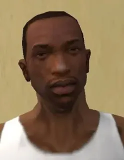 🌟 CJ Grand Theft Auto: San Andreas CJ, Grand Theft Auto, San Andreas, Videospiel, Charakter telegram sticker