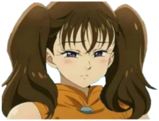 ☹ Diane Seven Deadly Sins อนิเมะ, มังงะ, ยักษ์, ผู้หญิง, Diane telegram sticker