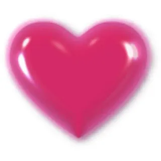 ❤️ heart, love, pink, affection, valentine's day telegram sticker