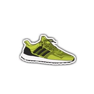 👟 sepatu, sneaker, adidas, ultra boost, alas kaki, sepatu lari telegram sticker