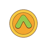 💎 flecha, dirección, símbolo, arriba, círculo whatsapp sticker