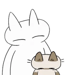 👍 cat, cute, cartoon, animal, pet, kawaii telegram sticker