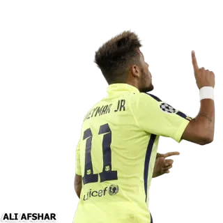 ⚽ Neymar NEYMAR JR sepak bola, sepak bola, olahraga, pemain, Neymar Jr telegram sticker