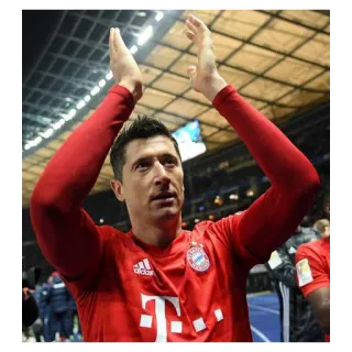 👏 Robert Lewandowski fútbol, jugador, futbolista, Lewandowski, deportes telegram sticker