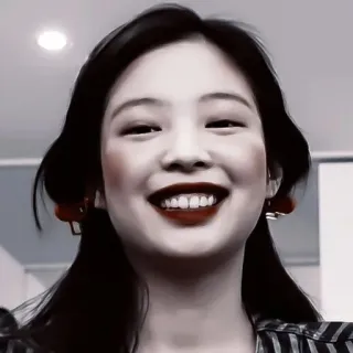 🥟 Jennie Kim เจนนี่, เคป๊อป, ยิ้ม, นักร้อง, ผู้หญิง, หญิง telegram sticker