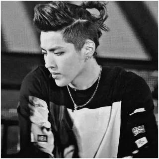 ➰ Kris Wu ผู้ชาย, คนดัง, นักแสดง, นักร้อง, คริส วู, แฟชั่น, ภาพเหมือน telegram sticker