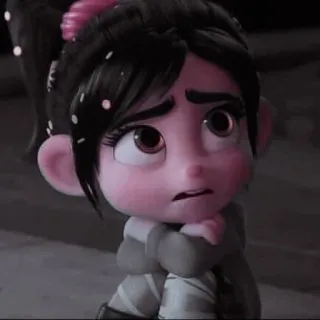 🎀 Vanellope von Schweetz Wreck-It Ralph Desenho animado, Disney, Animação, Filme, Detona Ralph, Vanellope, Vanellope von Schweetz whatsapp sticker