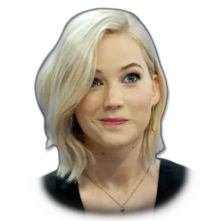 😏 Jennifer Lawrence actress, blonde, celebrity, portrait, woman, person telegram sticker