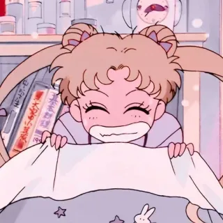 😬 Sailor Moon anime, manga, cartoon, sailor moon, cute, kawaii telegram sticker