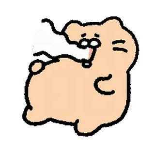 🥚 dibujo animado, animal, perro, bebiendo, botella telegram sticker