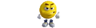😠 yellow, emoji, character, cartoon whatsapp sticker