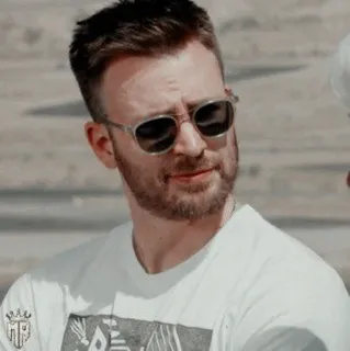 🛡 man, beard, sunglasses, t-shirt, portrait telegram sticker