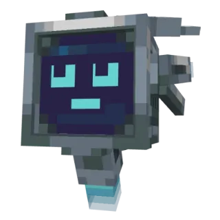 😤 robot, videogioco, minecraft, a blocchi, quadrato telegram sticker