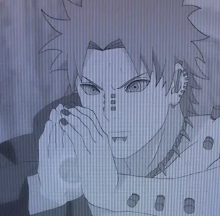🤲 Pain Naruto Anime, Karakter, Rasa sakit, Penjahat, Ninja, Manga telegram sticker